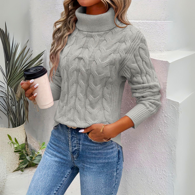Giulia | Pull à col roulé pour femmes en tricot