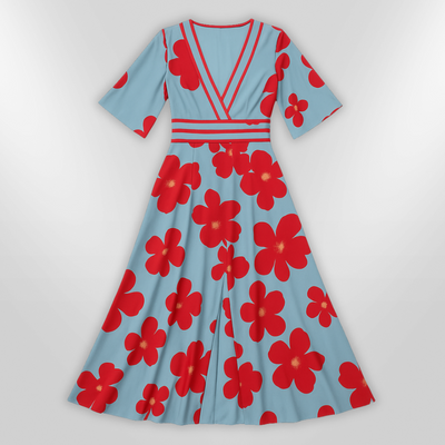 ELEANOR | Robe Florale Fluide
