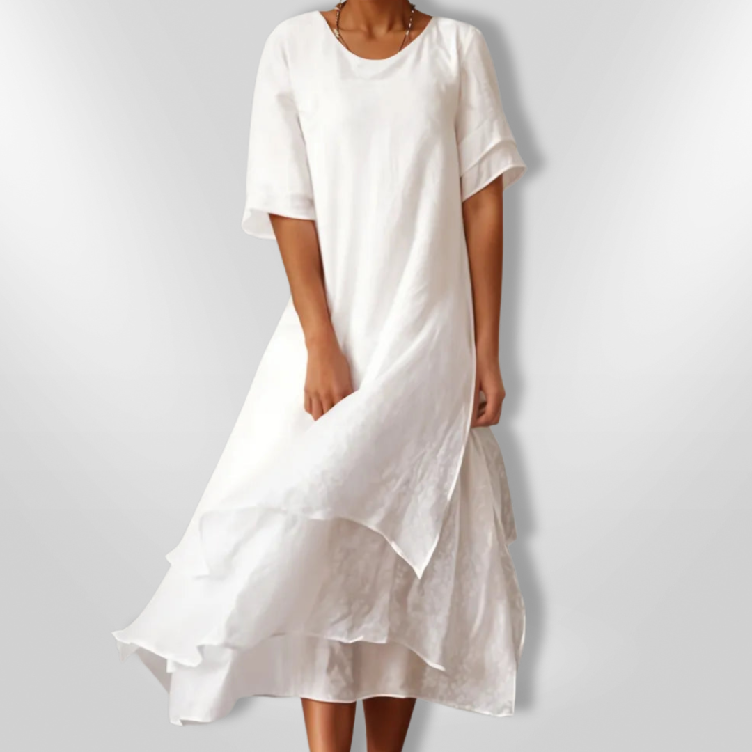 ELOISE | Robe longue élégante en coton