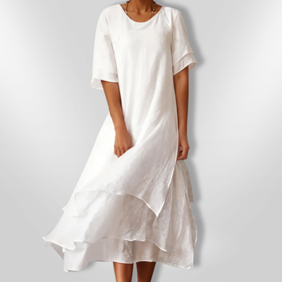ELOISE | Robe longue élégante en coton