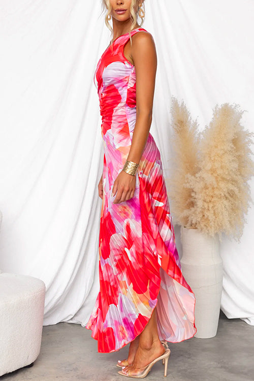 Kacie - Robe d'été froncée