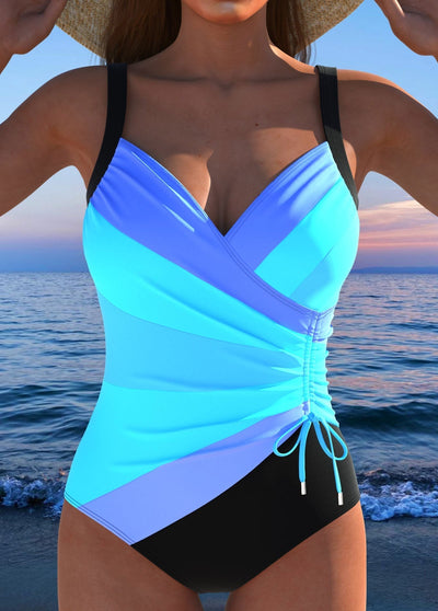 Maëlle™ | Maillot Coloré Cache-Cœur