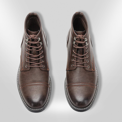 KEITH | BOTTINES VINTAGE À BOUT CAPÉ