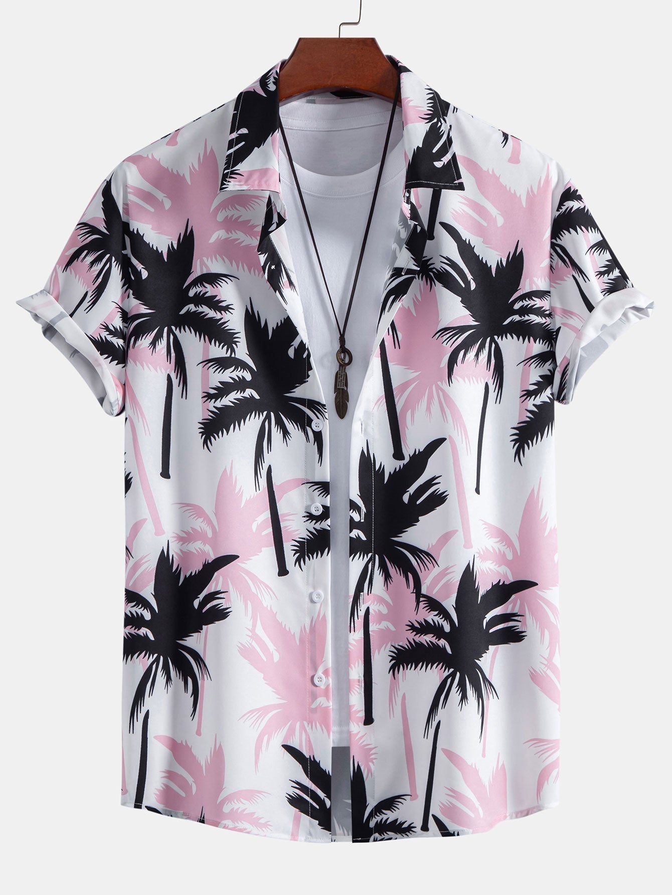 Ensemble Tropical : Chemise à Palmiers & Short de Bain