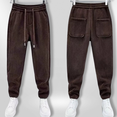 LUX | Pantalon Style Tendance Côtelé