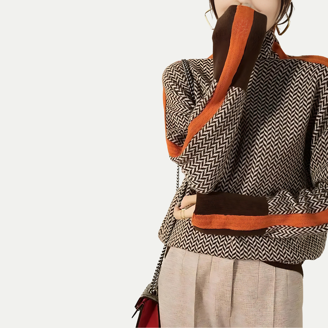 Jana™ - Pull à col roulé moderne et élégant