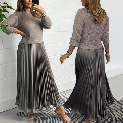 Sophie | Robe longue élégante à plis
