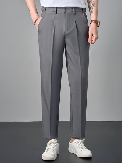 Pantalon Fuselé Élégant à Taille Mi-Haute