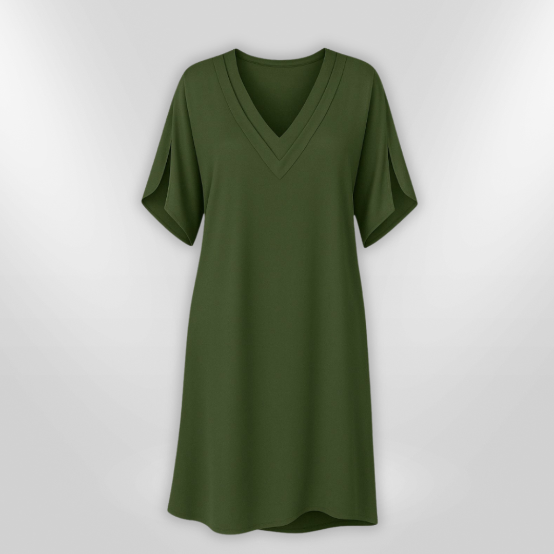 THALIA | Robe flatteuse cache-ventre