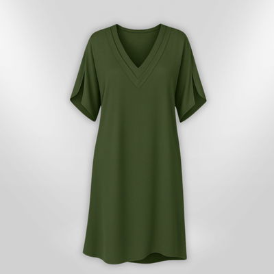 THALIA | Robe flatteuse cache-ventre
