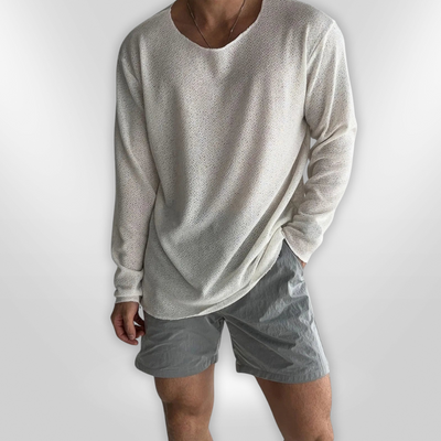 CloudComfort | T-shirt en tricot creux
