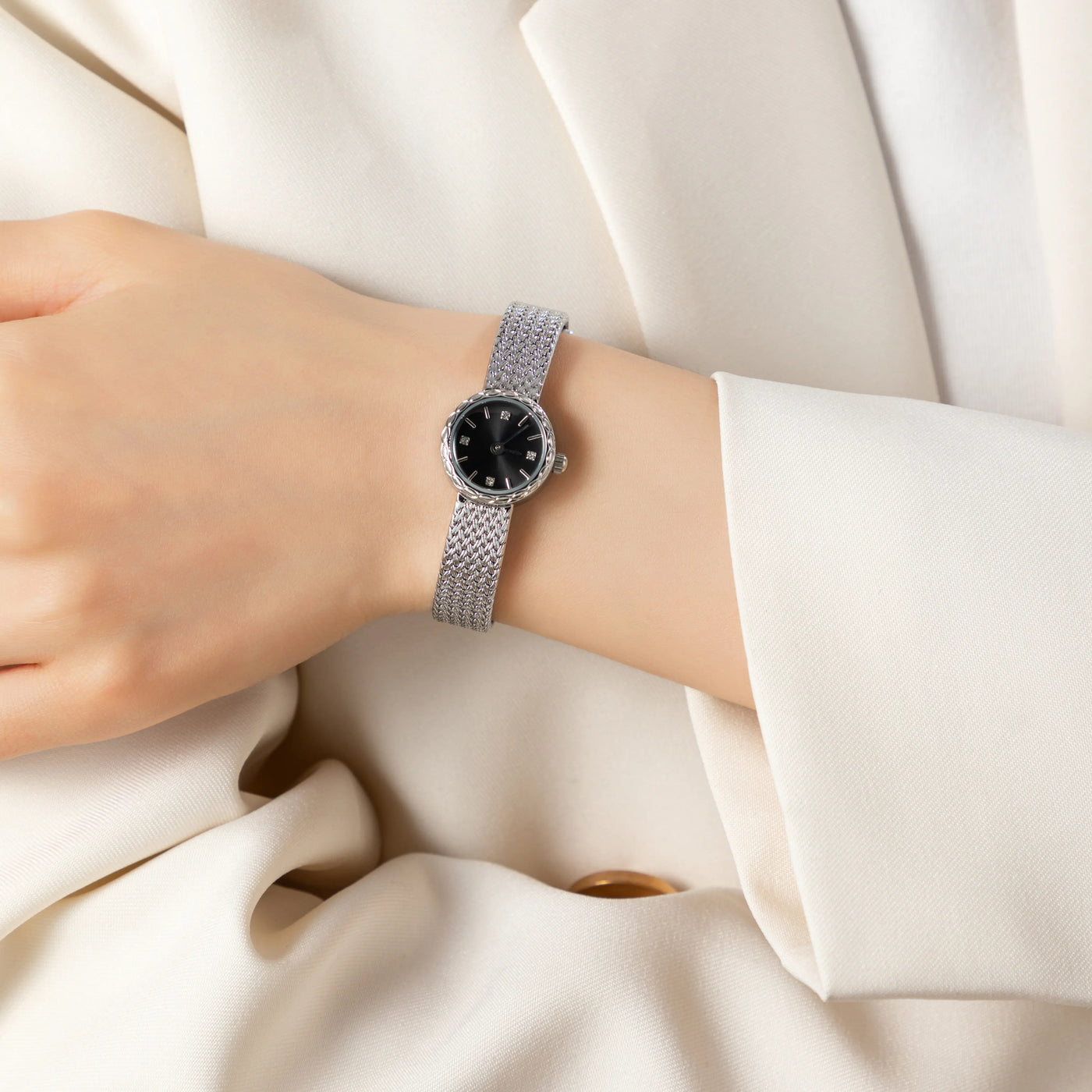 Tyla™ | Montre Élégante Dorée à Cadran Rond