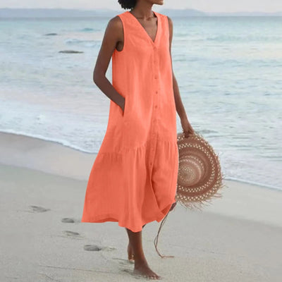 Lena | Robe de plage Confortable pour femme | Mini