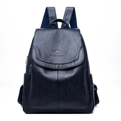 Sac à dos en cuir antivol pour femmes élégantes | Edah