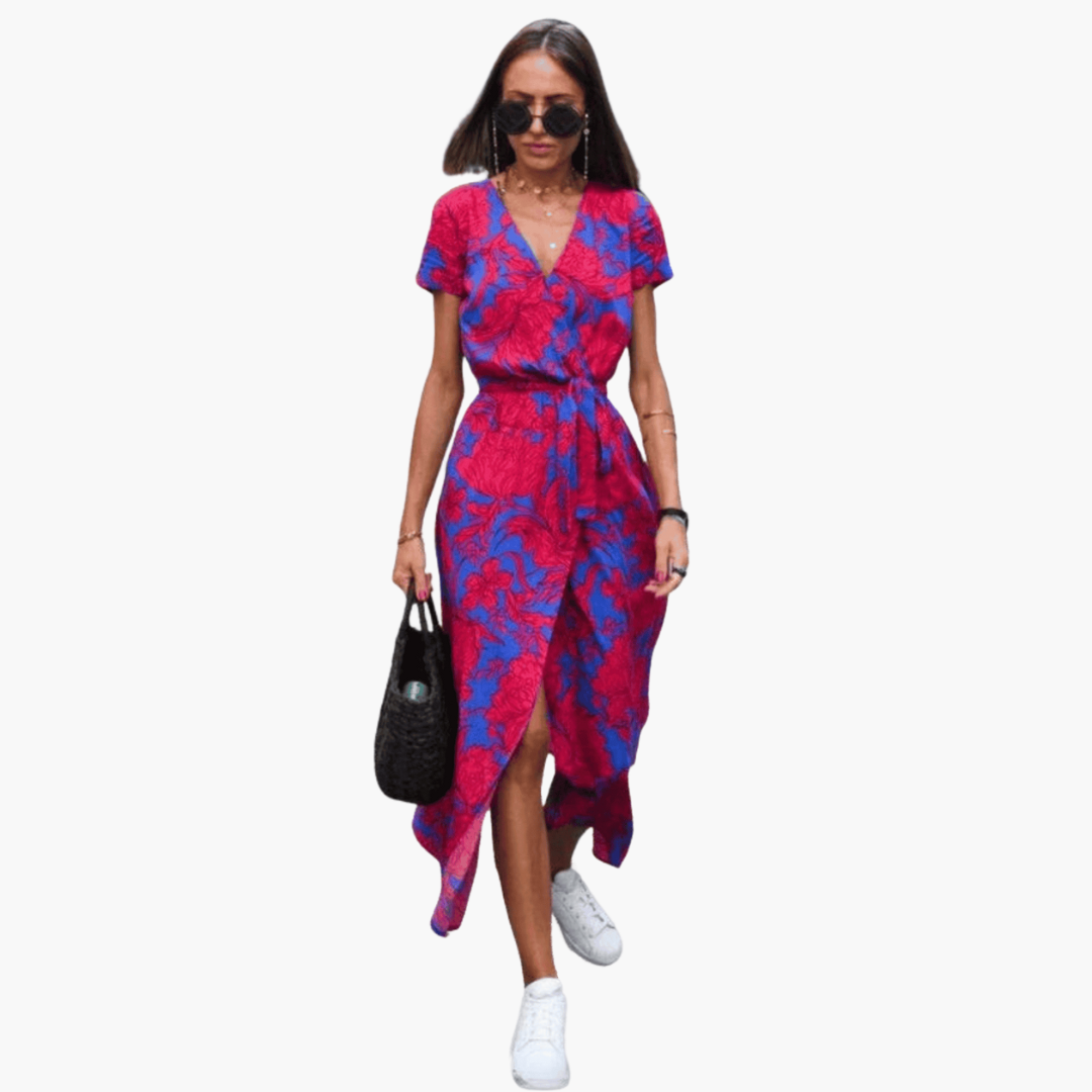 Pauline | Robe portefeuille élégante