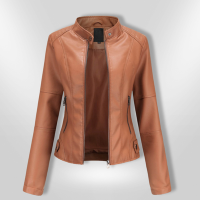 JULIE | Veste en cuir élégante