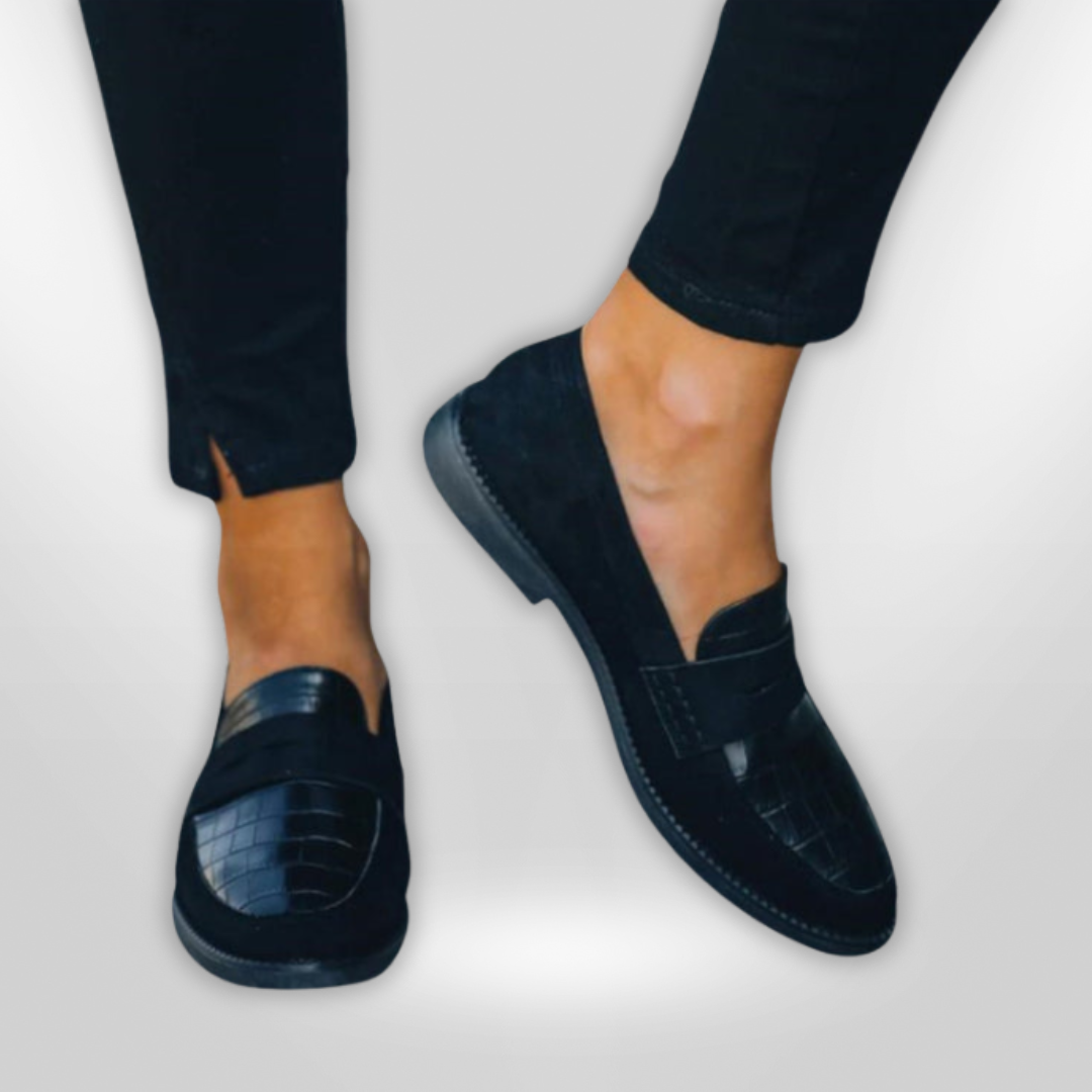 LINY | mocassins en crocodile
