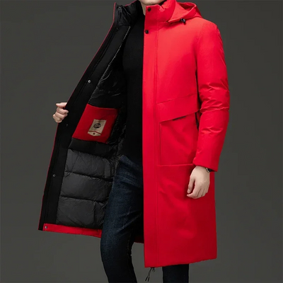 Read | Veste d'hiver longue pour hommes