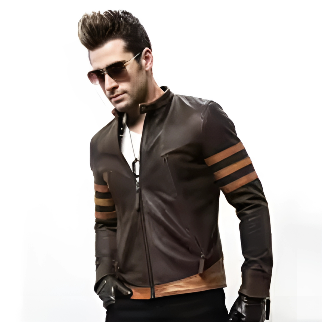 WOLVERINE | Veste en Cuir Marron