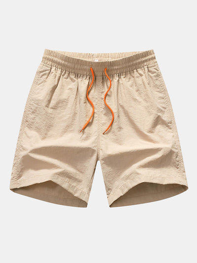 T-shirt en Coton à Imprimé Silhouette de Palmiers & Short de Bain