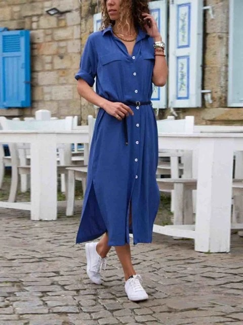 Margaux - Robe D'Été Élégante Avec Décolleté En V