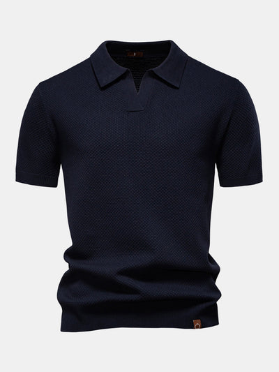 Ensemble Estival : Polo en Maille Texturée Ananas & Short Chino en Coton
