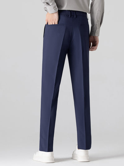 Pantalon Ajusté Fuselé en Tissu Léger