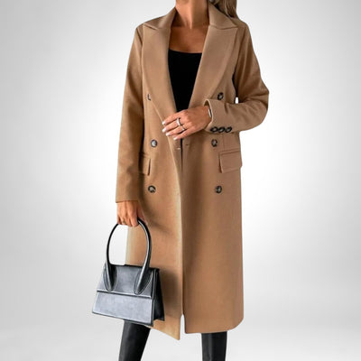 DESIREE™ | MANTEAU LONG AVEC DOUBLE BOUTON