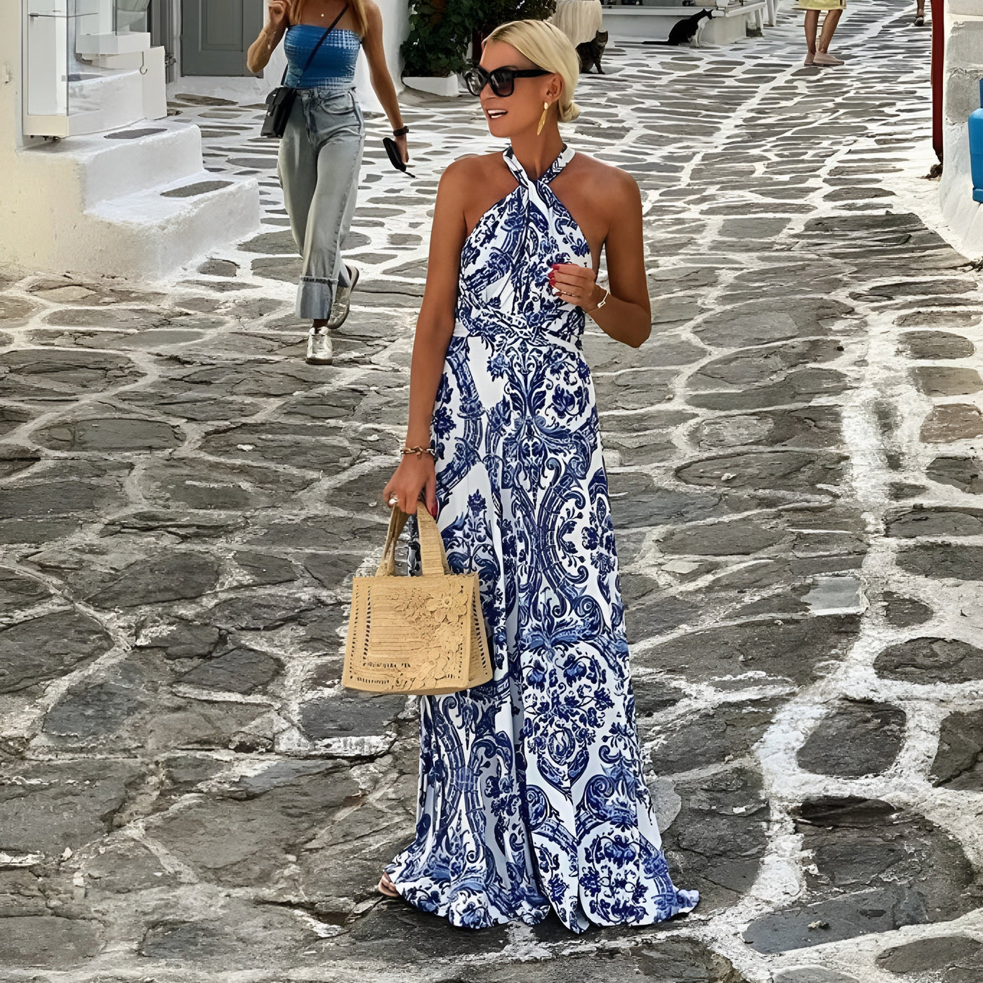 Robe Carol™ à Col Halter