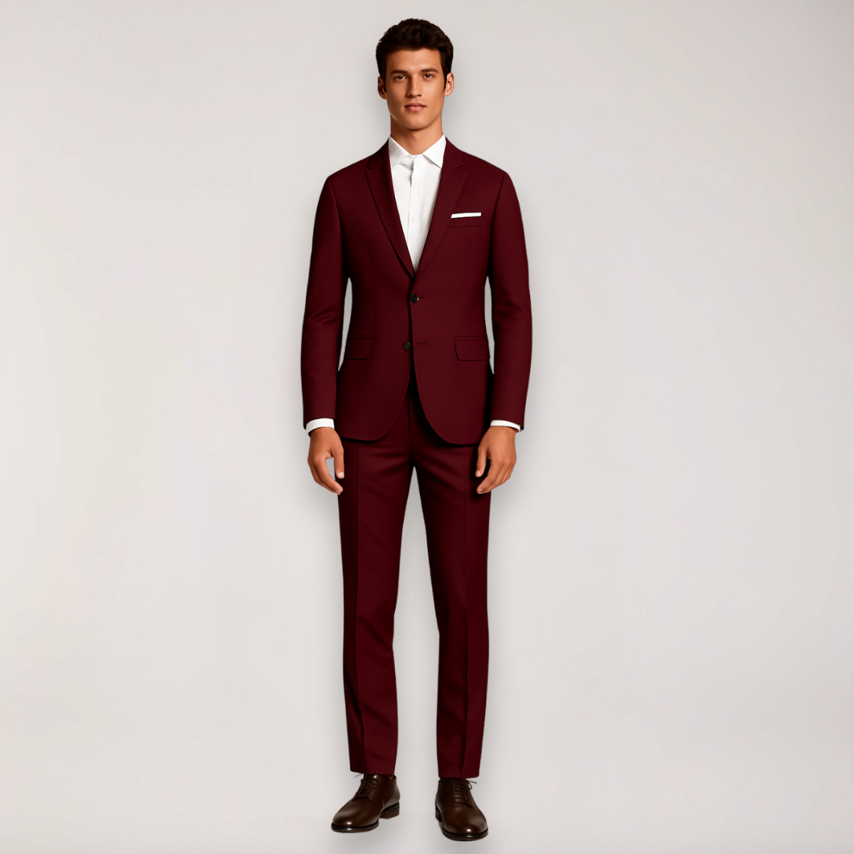 Costume deux pièces ajusté pour hommes - Blazer et pantalon sur mesure pour mariages et événements
