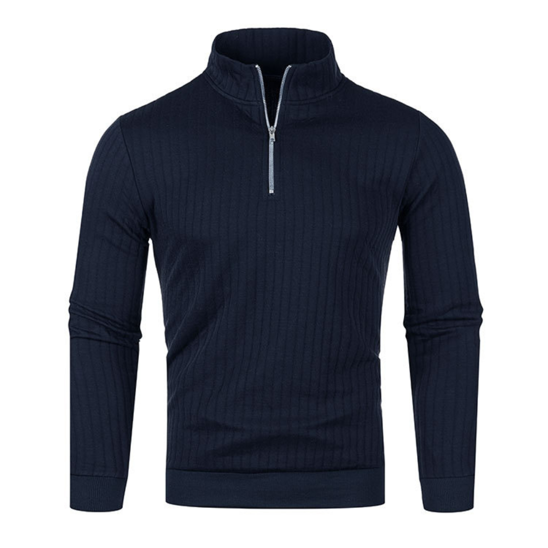 PULLOVER POUR HOMMES AVEC FERMETURE ÉCLAIR