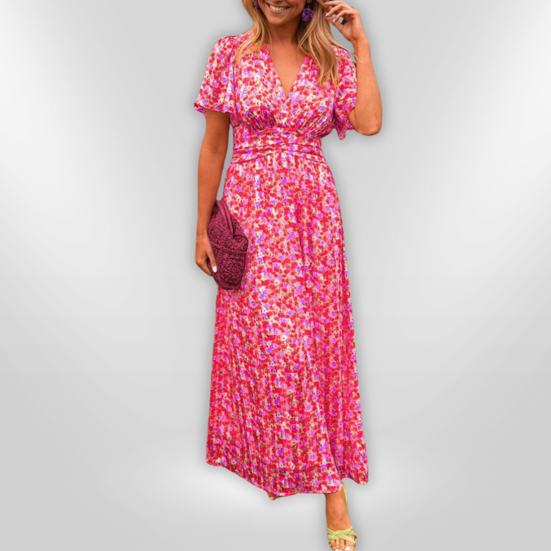 PAULINE | robe à fleurs