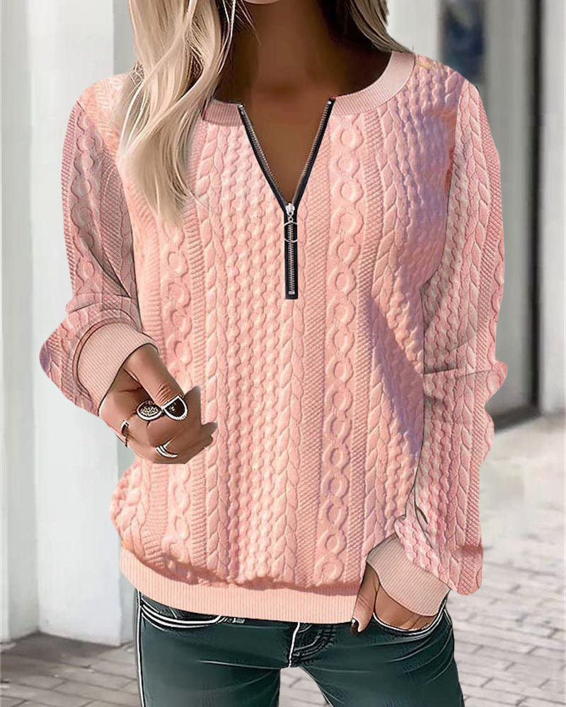 Sophie - Elégant Pull Zippé