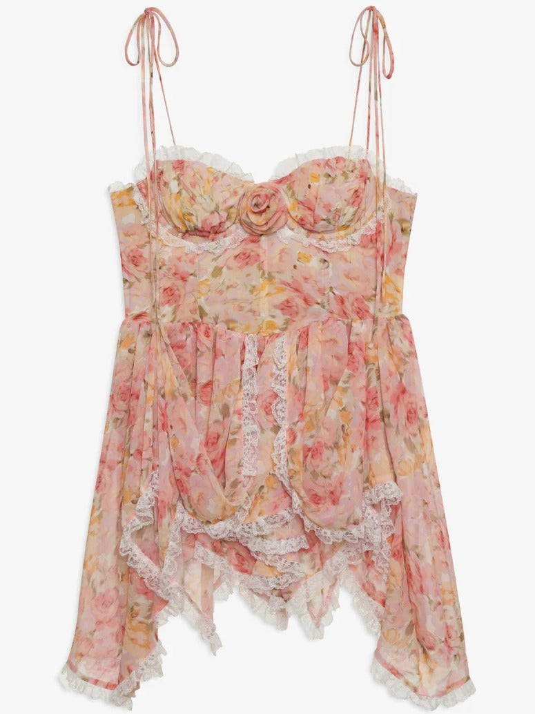 Mini-robe asymétrique Elea