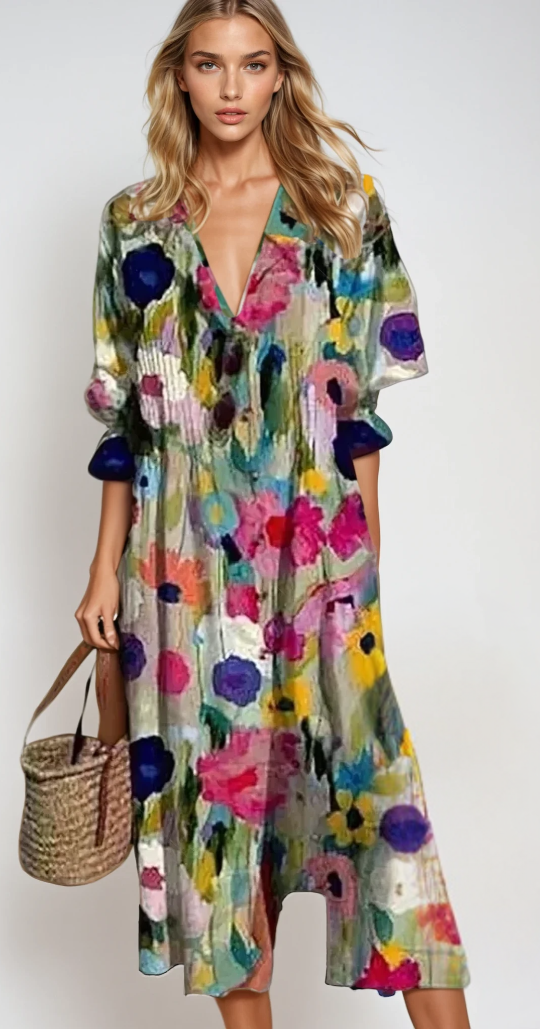 Margaux | Robe d'été boheme pour femme | Maxi