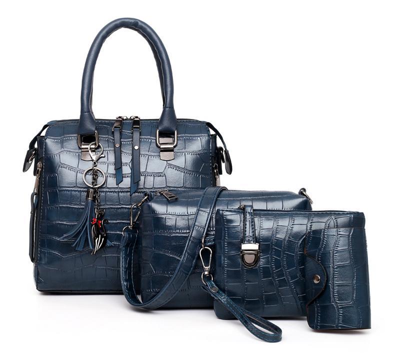 HELGA™ - ENSEMBLE DE 4 SACS EN CUIR ÉLÉGANT