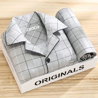 Jorn | Pyjama rayé élégant et confortable pour hommes