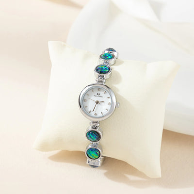Nyra™ | Montre Bohème Élégante avec Perles Dorées