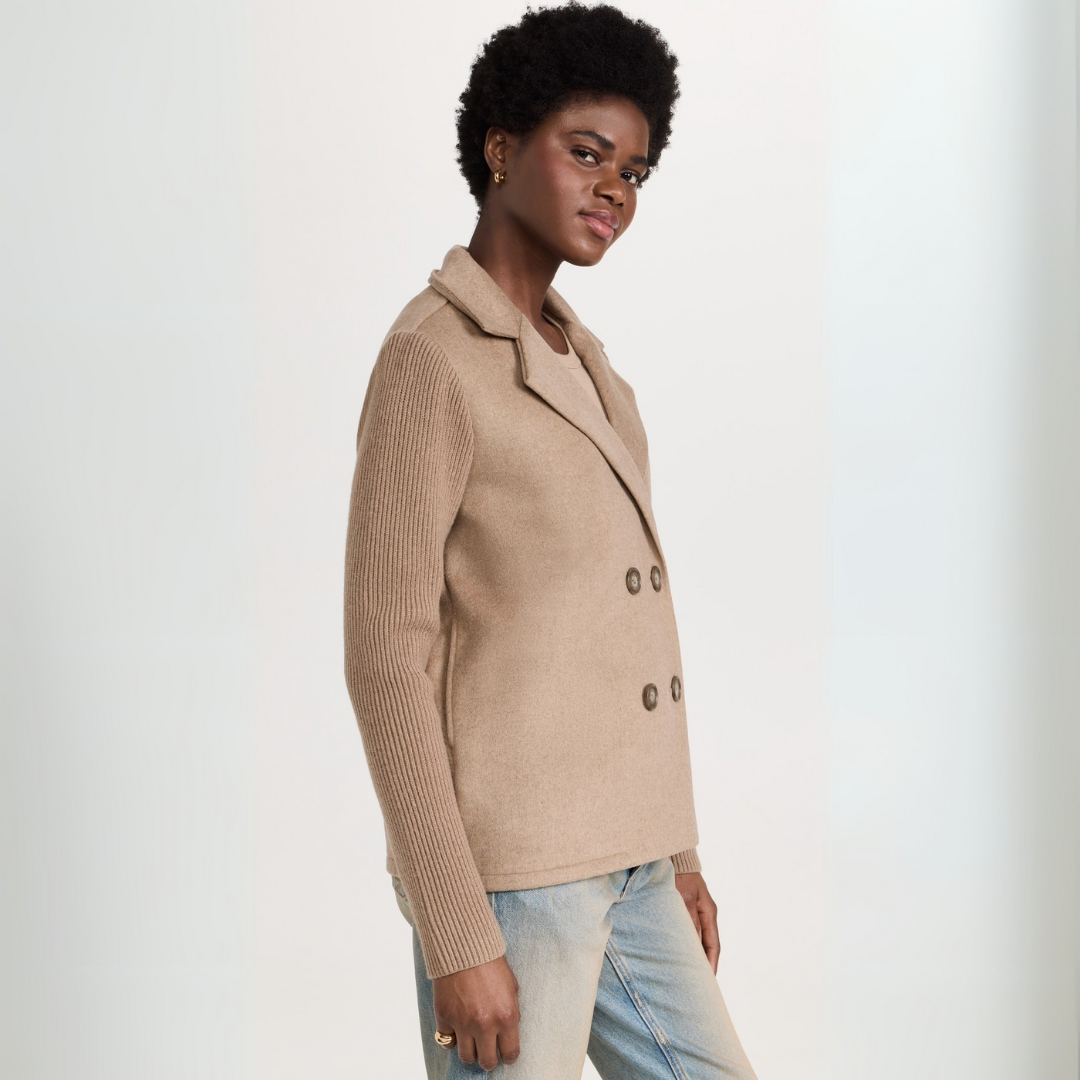 Emeline™ | Veste Blazer Tricotée