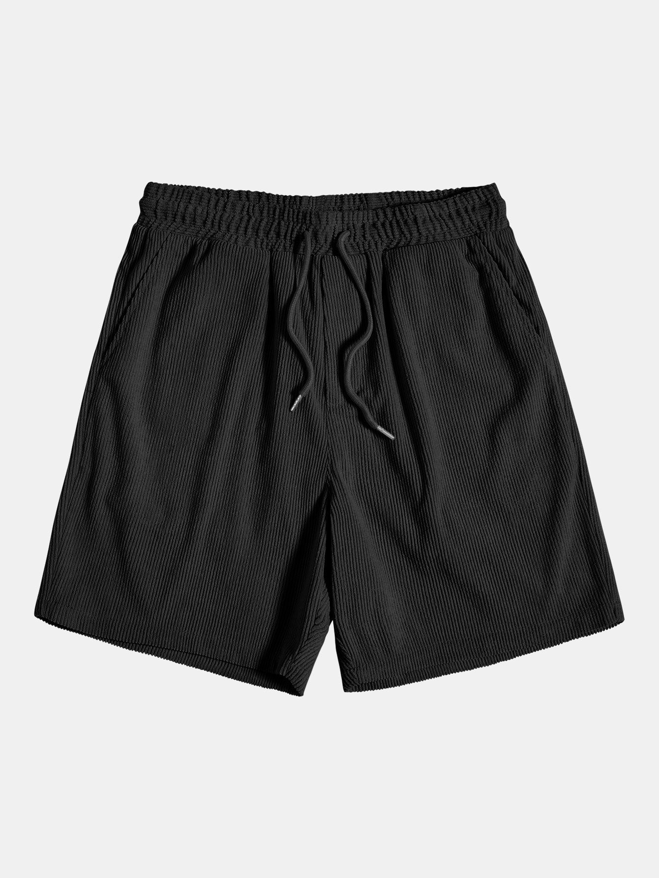 Ensemble Estival : Chemise à Manches Courtes en Velours Côtelé & Short