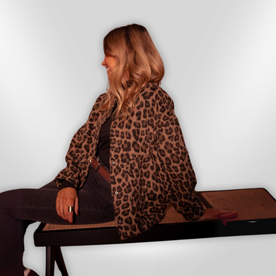 ELODIE | veste léopard