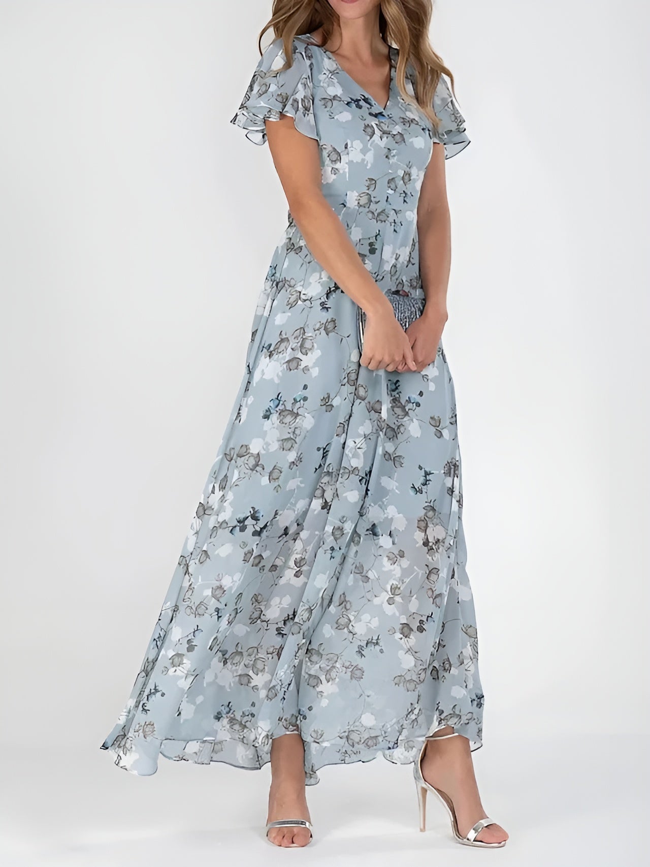 Élodie™ | Robe Longue Fleurie