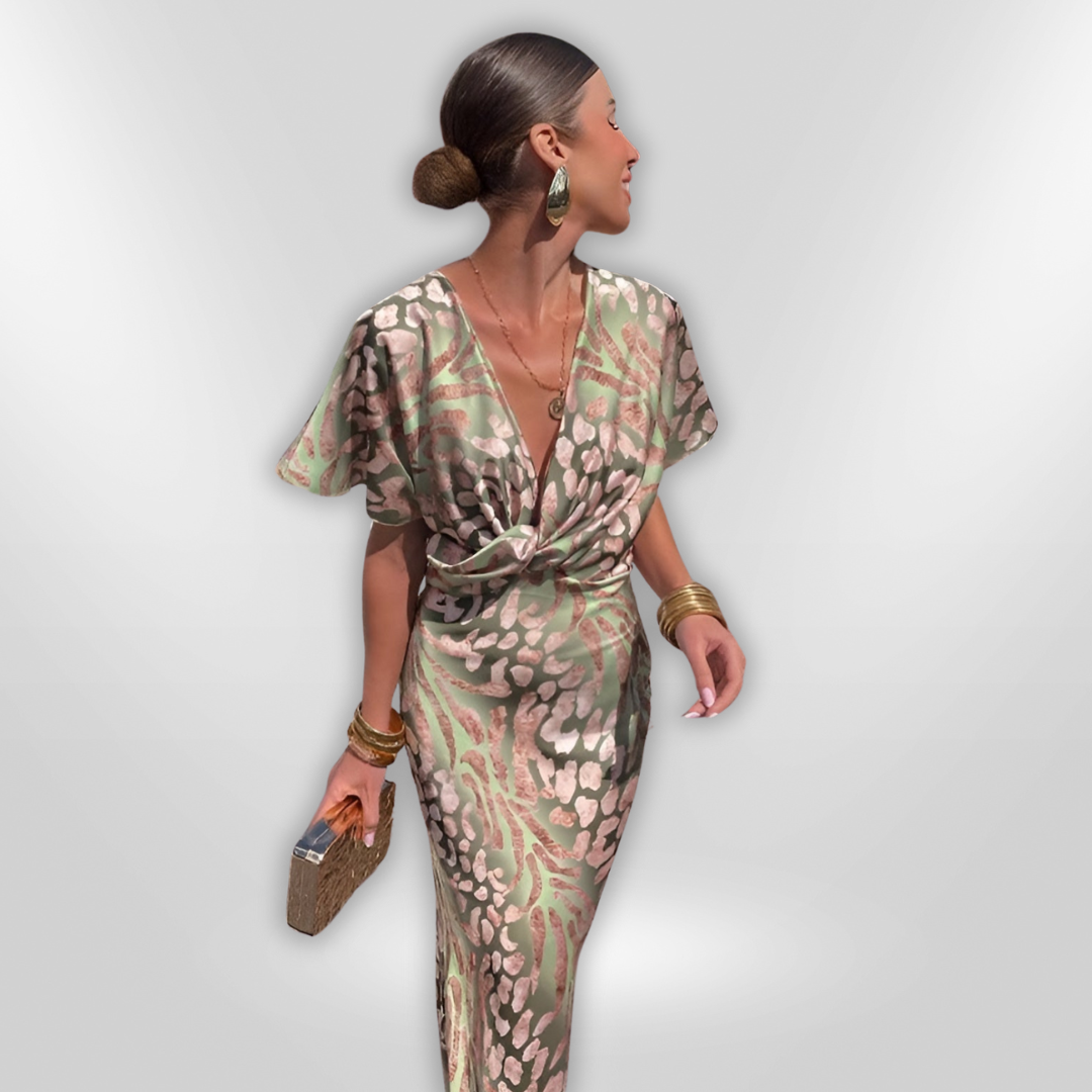 MATILDA | robe à col torsadé