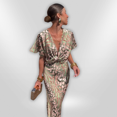 MATILDA | robe à col torsadé