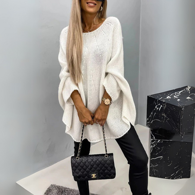 Isabelle | Pull élégant pour femme avec col rond