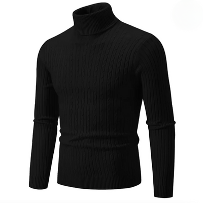 LORETT| Pull tricoté chaud à col roulé