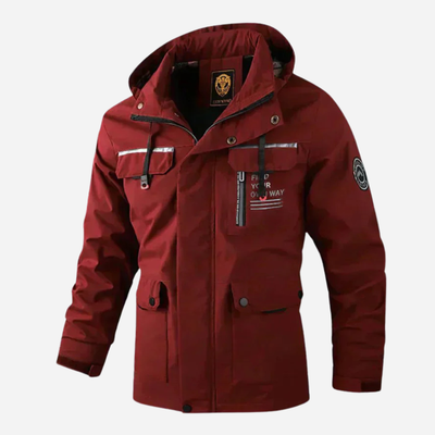 Adam™ - Veste d'extérieur confortable, coupe-vent et imperméable