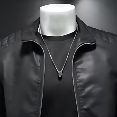 JONNY | Veste en cuir sans poches poitrine