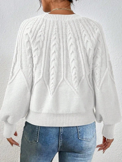 Pull en maille torsadée Meridian