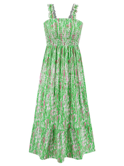 Noémie - Robe D'Été Sans Manches Smockée Pour Femme
